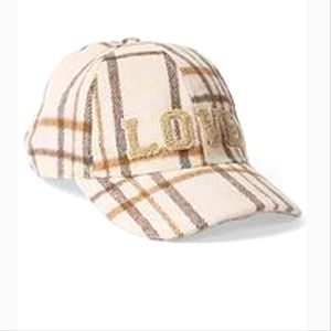 Plaid Love Baseball Cap